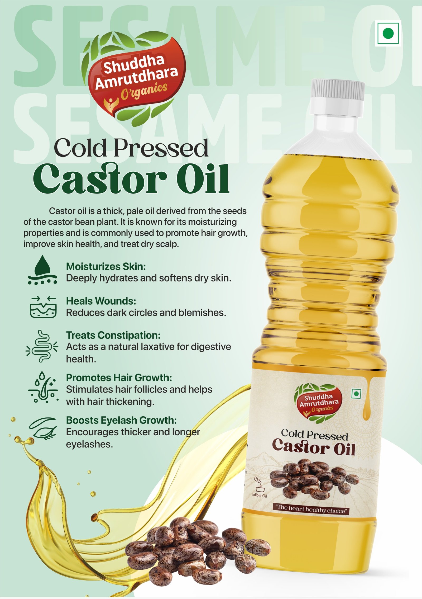 Cold-pressed Castor Oil - Image 2